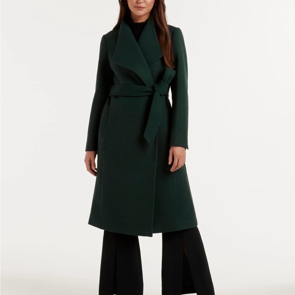 Ever New Dark Green Pea Coat